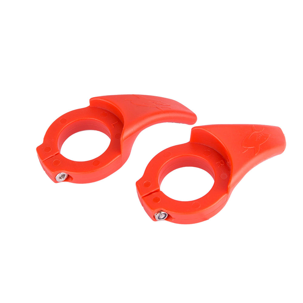 1 Pair Bicycle Handlebar Grips Polycarbonate + Fiberglass MTB Bike Horn Vice Grip 1 Pair Bicycle Handlebar Grips Polycarbonate + Fiberglass MTB Bike Horn Vice Grip